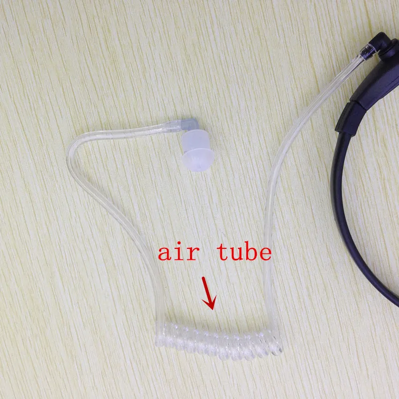 Air Tube Throat control headphone Finger PTT 2.5mm for motorola talk about T6200 T5628,T5720 T5428 walkie talkie