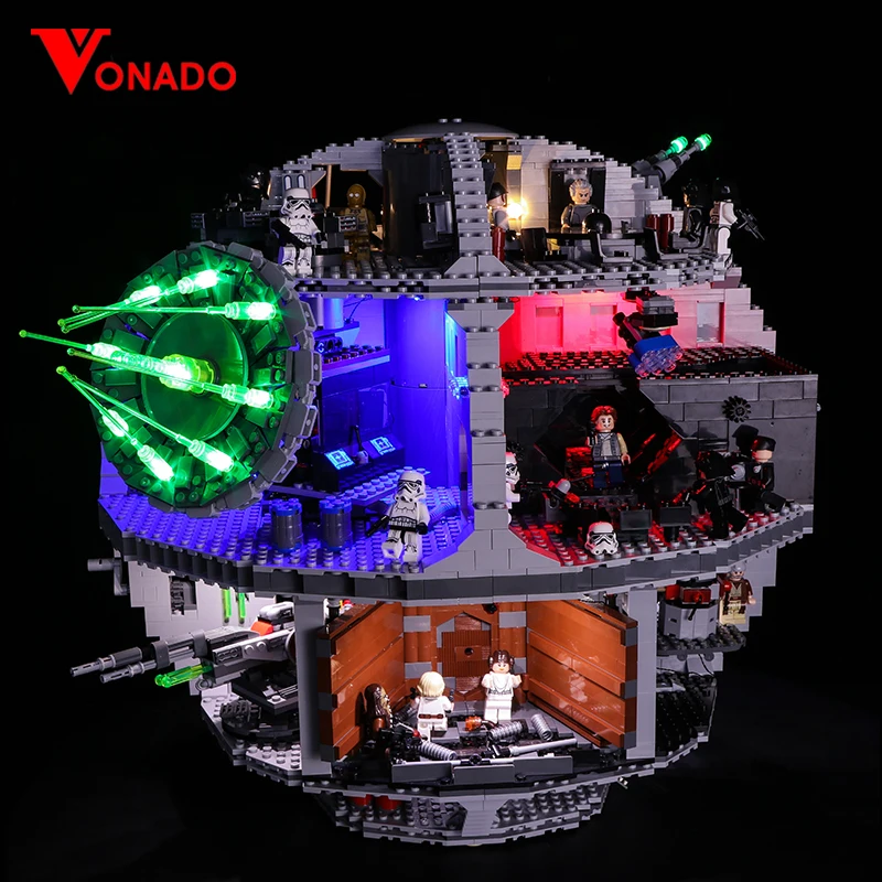 Vonado LED Light Kit For 75159 Compatible With 05063 Death II Ultimate Weapon Laser Cannon No Building Blocks