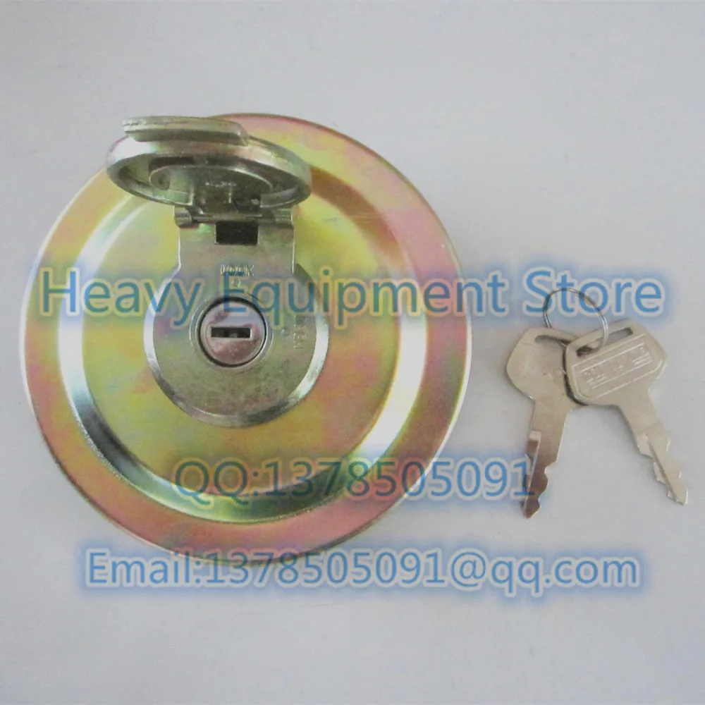 Fuel Cap With 2 Keys For Sumitomo SH120 SH200 SH210 SH215 SH220 Excavator KHH0140 105492A