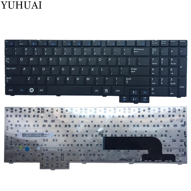 NEW US  keyboard For Samsung X520 X525 X518 US laptop keyboard black