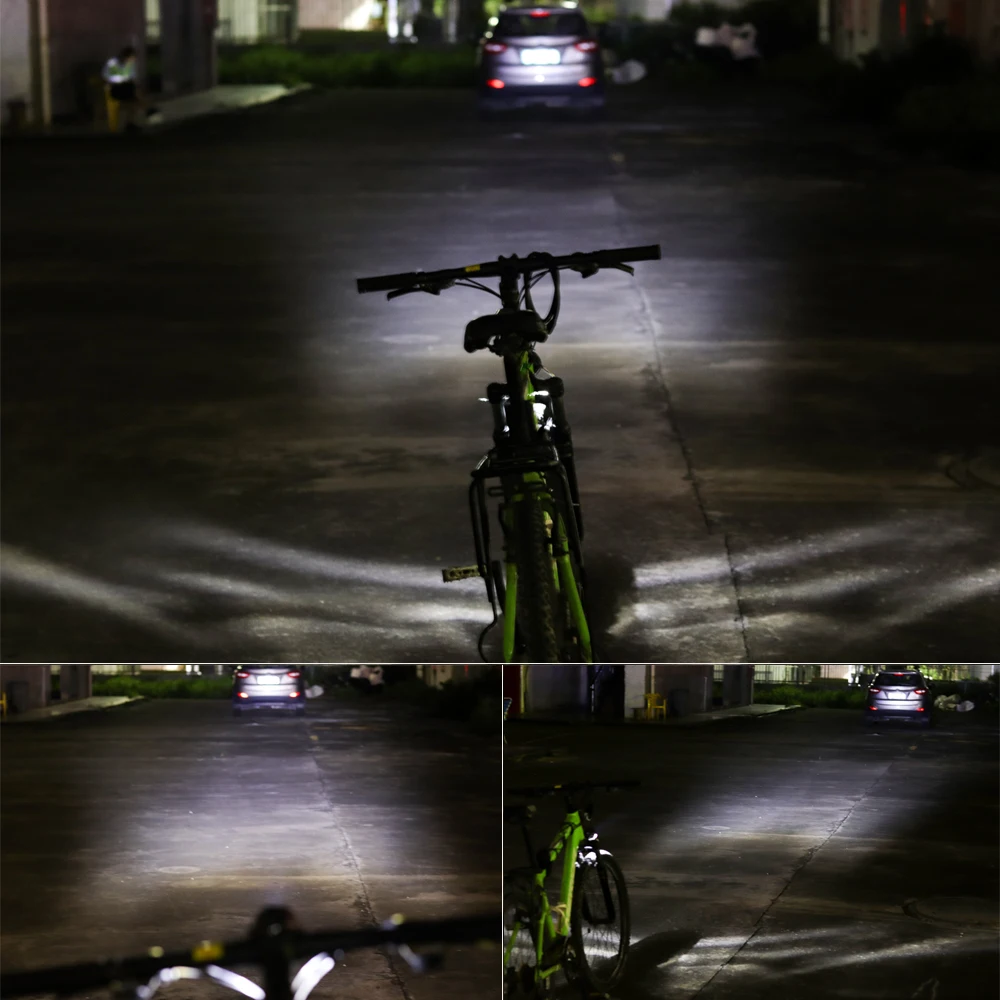 Onature e-bike light headlight 85 lux input DC 12V 36V 48V ebike lamp install handlebar LED electric bicycle light with horn