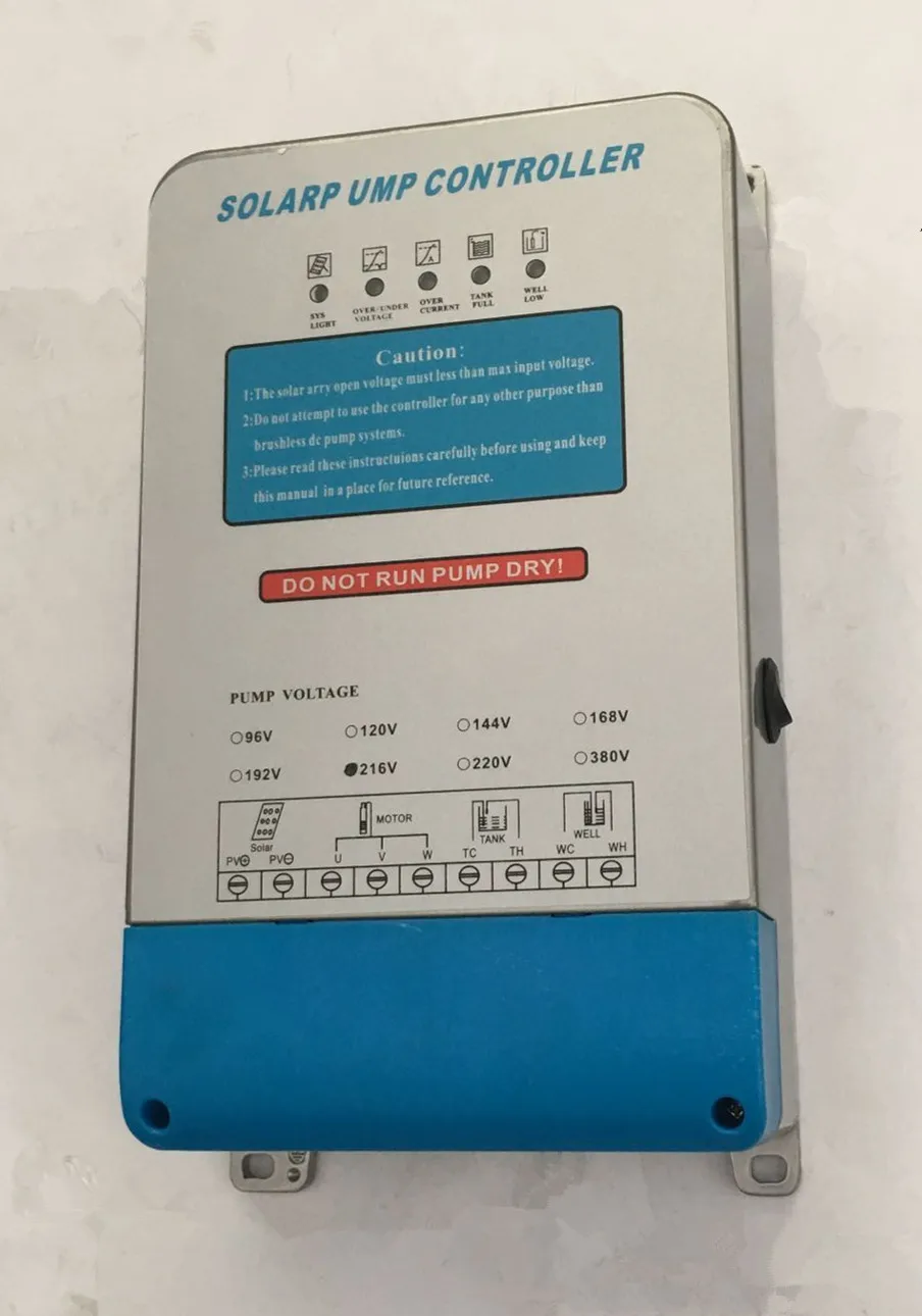 Imagem -03 - Bomba de Água Solar de Grande Potência Controlador Mppt Shpping Livre dc 168v 192v dc 216v