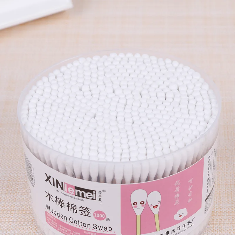 500pcs/Box Tampons Bamboo Cotton Buds micro-scrapers Soft Medical Swabs Makeup Tools wand microbrush antiseptic