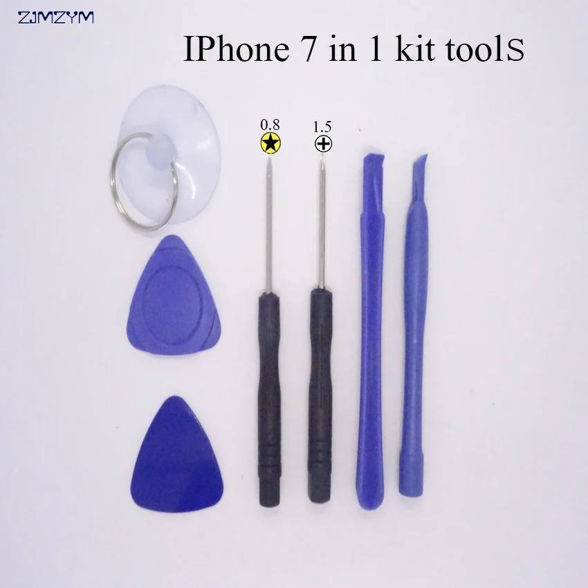 7 In 1ซ่อมโทรศัพท์มือถือชุดเครื่องมือ Spudger Pry เครื่องมือเปิดซ่อม LCD เครื่องมือ0.8มม.1.5MM ไขควงไขควงสำหรับ Iphone Series