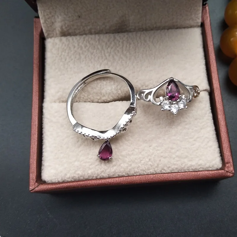 

925 Sterling Silver Tourmaline Rings fashion gift for women jewelry rings fine jewelry wholesale j040601agx