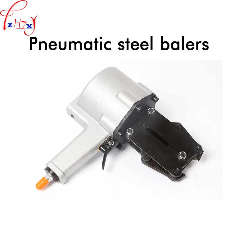 

1PC Hand-held Pneumatic Strip Baler Separate Hand-held Titanium Pneumatic Binding Machine 19 Tensioning and Packing Machine