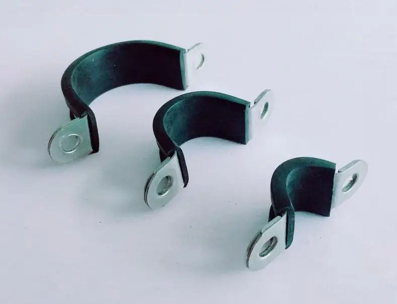 5pcs 22/24/25/26/28/30/32/35/38/40/42/45/48mm 304 stainless steel Saddle clamp PVC pipe clamp fixed hose clamp U-shaped clamp