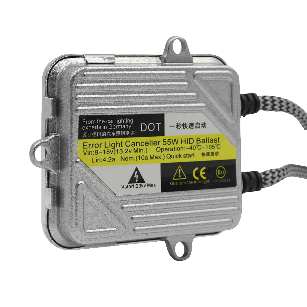 HID Xenon Ballast 12V 55W Slim Digital Ballast Block Electronic Ignition For Xenon Bulb H7 H4 H1 H3 H11 9005 9006 9007 880 881