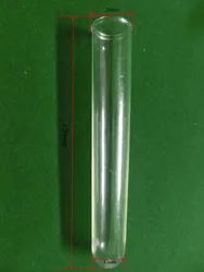 free shipping Plastic lab test tube 10ml vol  PET 120mm length 20mm diameter  without cap