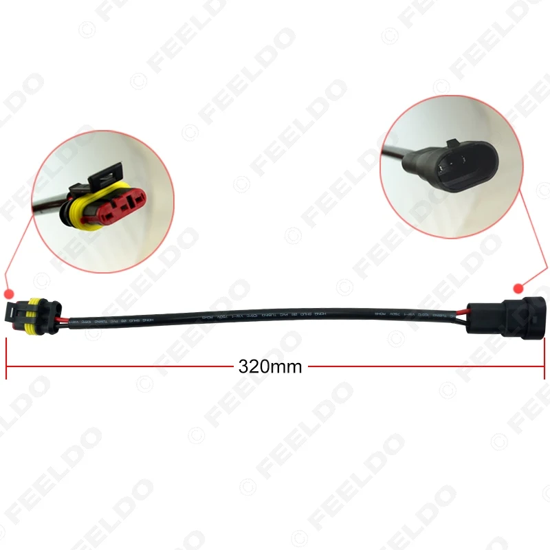 

FEELDO Power Cord Wire Harness For KOITO/Keboda/Philips Factory Original D1 OEM Xenon HID Ballast #AM1961
