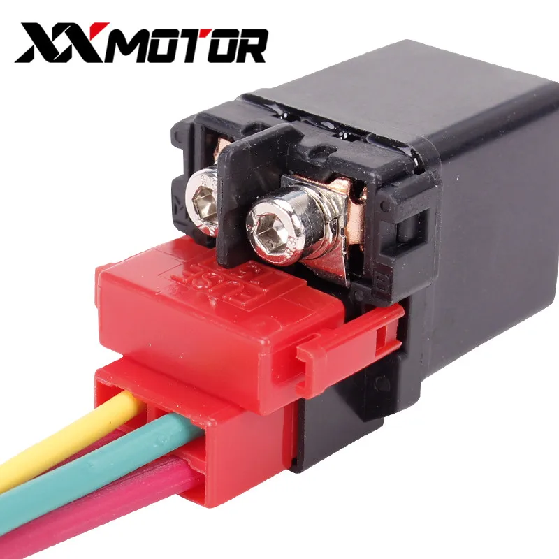 Motorcycle electrical parts lgnition key switch starter solenoid Relay with Plug For Honda VFR400 VFR 400 NC30 NC35