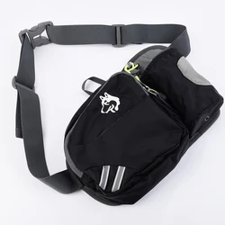 Black Outdoor unisex waist pockets multi-functional package multilevel wallet bag sport running hiking waist bag