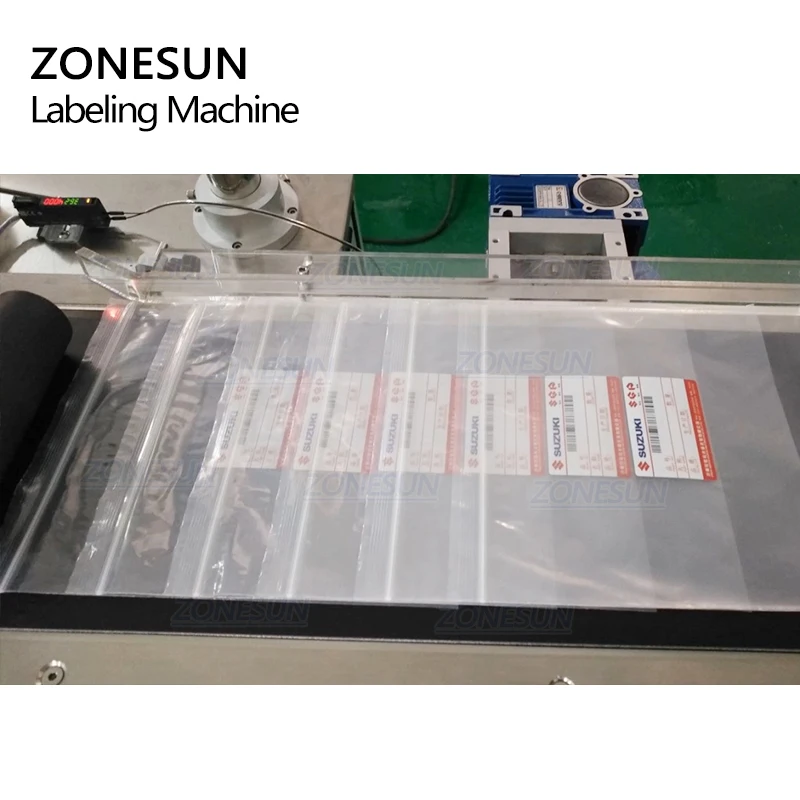 ZONESUN XL-T832 Automatic Sticker Adhesive Plane B Tag Food Paper Book Large Plastic Film Flat Packing Labeling Machine