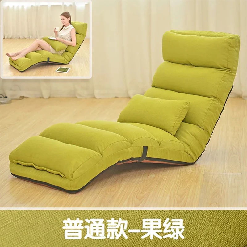 Adjustable Lazy Sofa Chair single balcony bedroom chair folding multifunctional Lounge chair tatami Creative casual sleeping bed