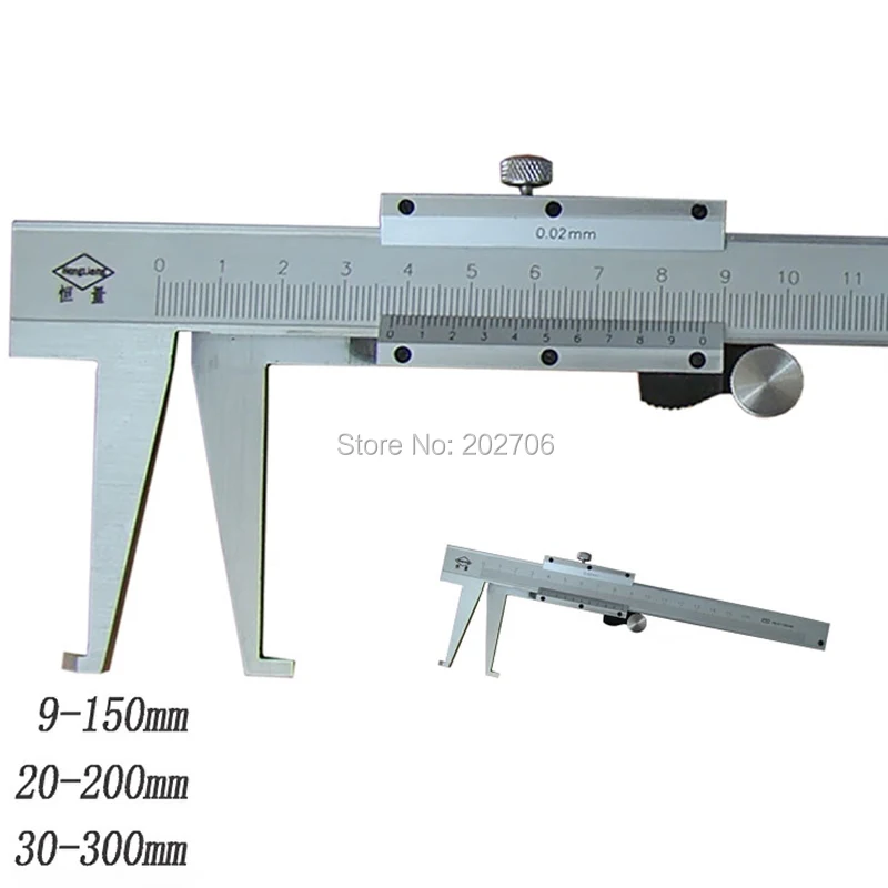 20-200mm Inside Groove Vernier  Caliper inside caliper to measure groove