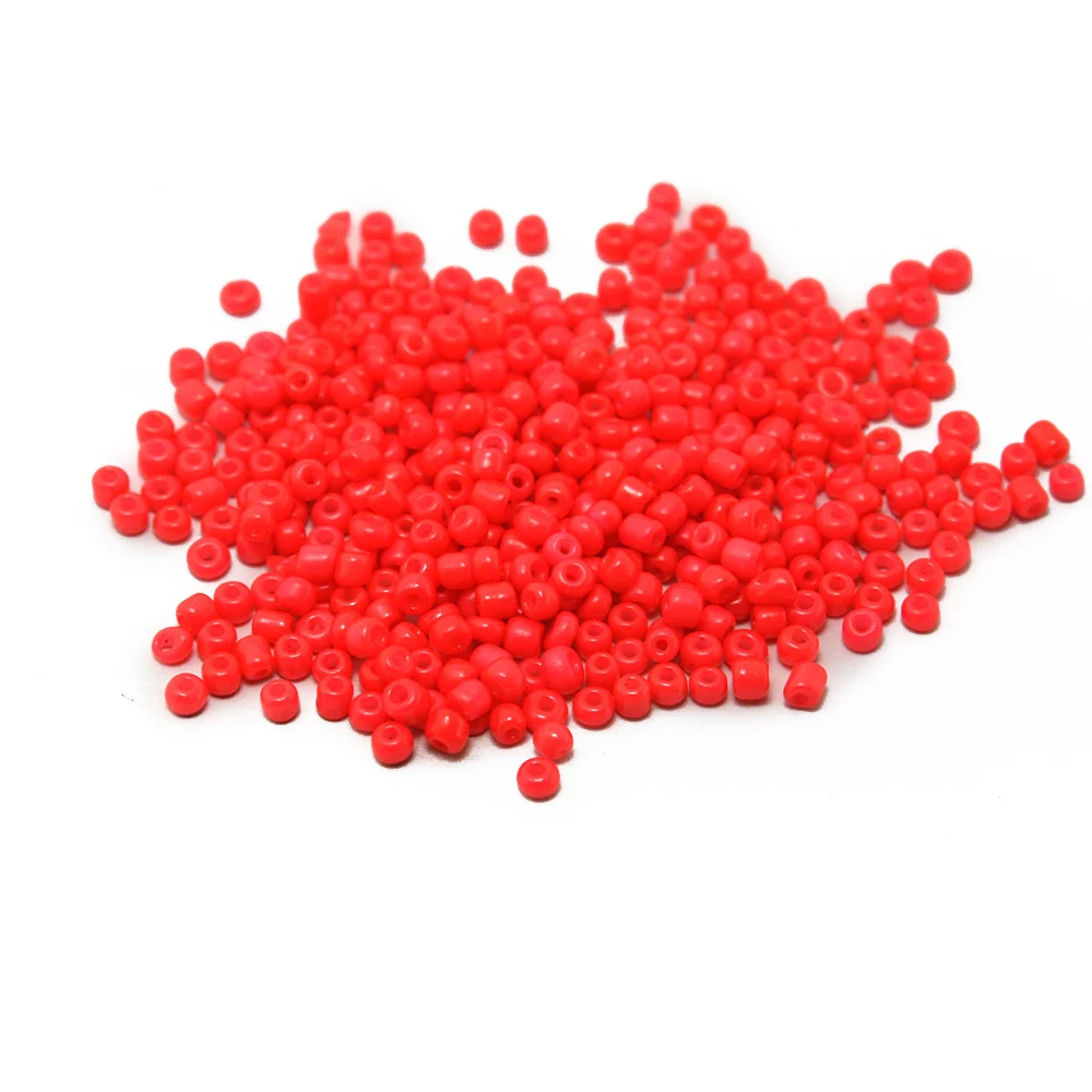 Factory 5000PCS  Neon Colour orange Red  2mm Glass Seed Loose Spacer Beads for Jewelry Making  DIY Craft A1 80g/lot