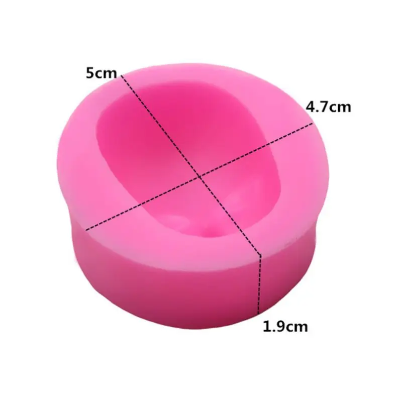 食品グレードシリコーン 3D ベビーフェイスガールヘッド形状 Diy のチョコレート型フォンダンキャンディ石鹸ポリマークレイクラフト金型デコレーション