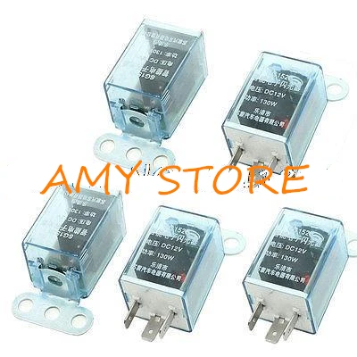 5Pcs SG152 DC12V SG252 DC24V Replacement 130W LED Light Indicator Lamp 3 Pin Car Flasher Relay