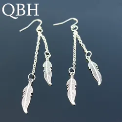 Many Styles Long Tassel Feather Dangle Earing Brincos Femininos Leaf for Women Fashion Bohemian Jewelry