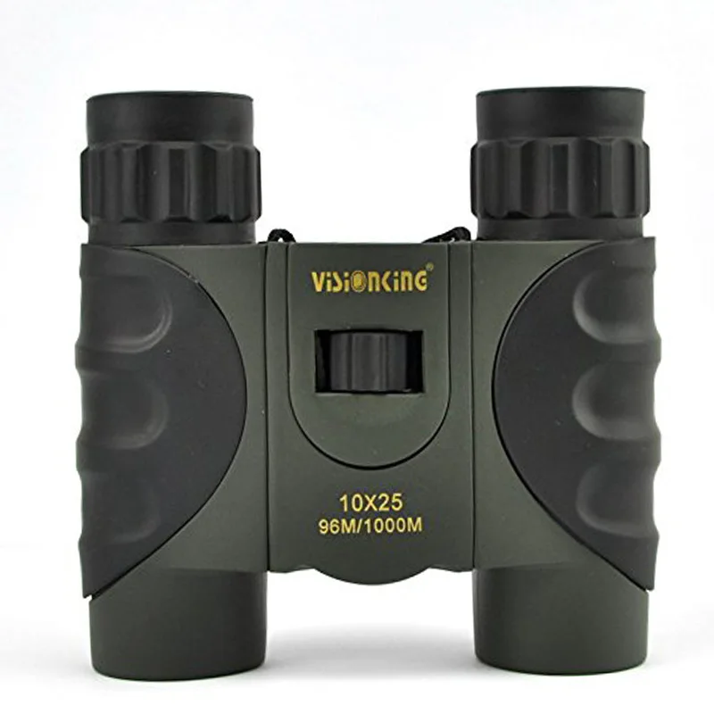 Visionking 10x25 Roof Binoculars Outdoor Hunting Camping Travelling Binoculars Waterproof Professional Telescope Monoculars