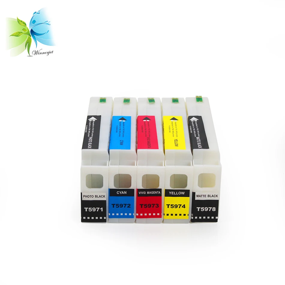 Winnerjet 9 colors full dye ink cartridge for Epson Stylus Pro 7890 9890 7908 9908 compatible ink cartridges