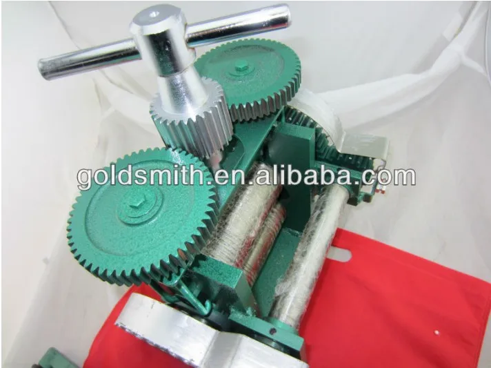 Azionati a mano mini oro Rolling Mill, Mulino apertura Massima 0-5mm dei monili rolling mill, Che Fanno Copriletto mulino