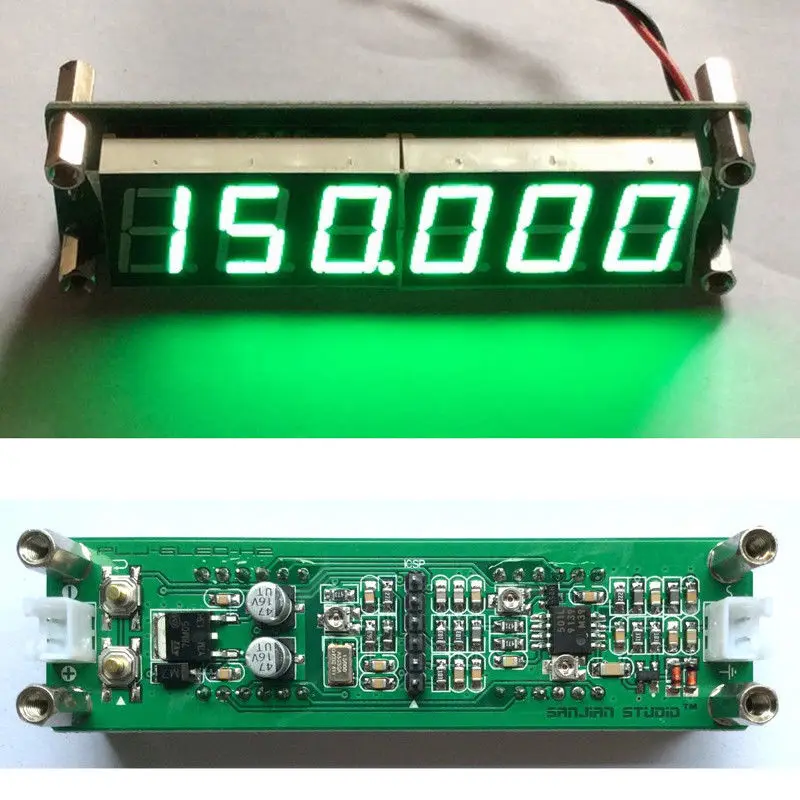 1MHz to 1000MHz RF Frequency Counter Cymometer meter measurement LED Digital Display FOR Ham Radio amplifier