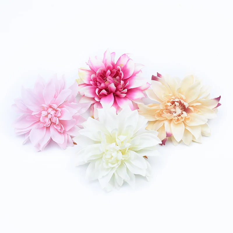 10CM jedwabny Gerbera akcesoria ślubne odprawy sztuczne ściana kwiatów księga gości dekoracyjne wianki z kwiatów sztuczne rośliny — zdjęcie 5