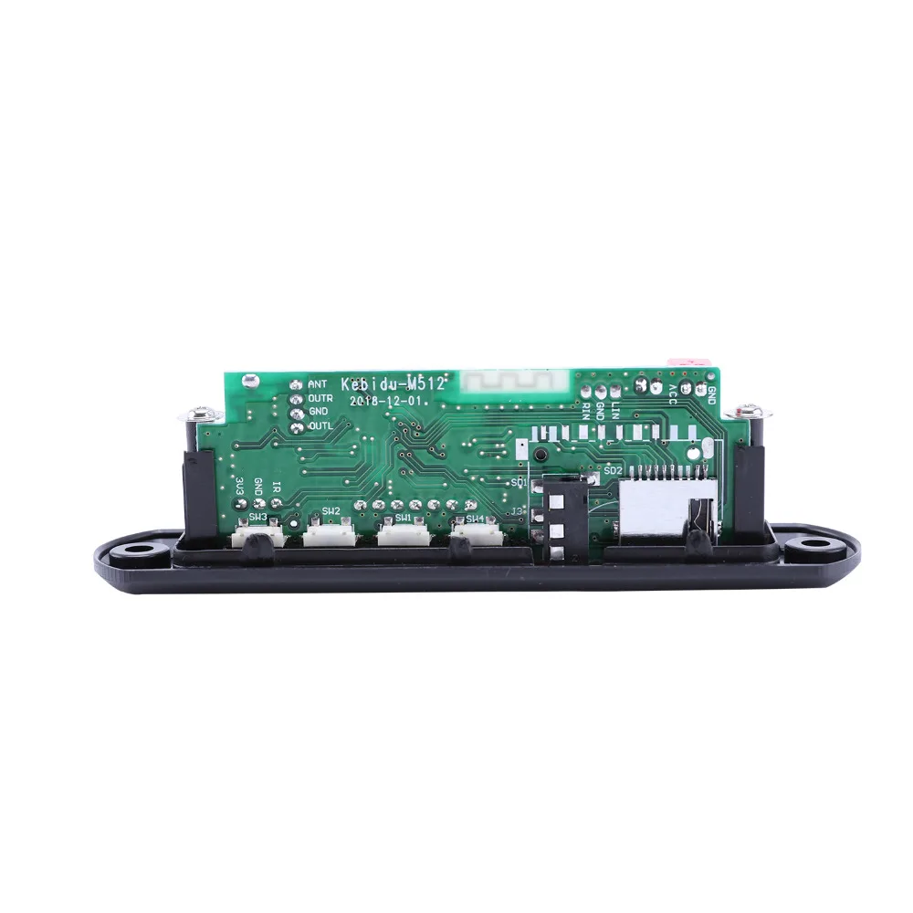 7-12V Auto Car USB Bluetooth MP3 WMA FM AUX Decoder Board modulo Audio supporto TF SD Card