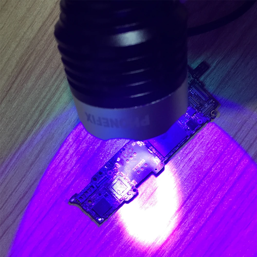 Lámpara de luz ultravioleta USB de 5V, pegamento UV, curado, luz LED de doble cuentas para placa base de teléfono móvil, reparación LCD, herramienta de secado de aceite verde