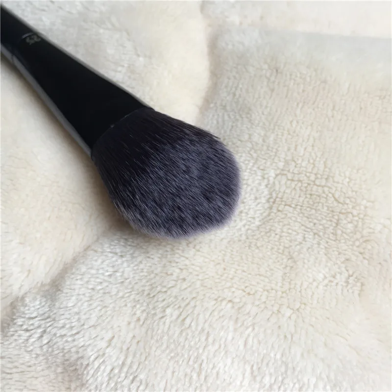 BLACK Precision Powder Makeup Brush #25 - Tapered Fluffy Blusher Highlighter Cheek Beauty Cosmetics Blender Tools