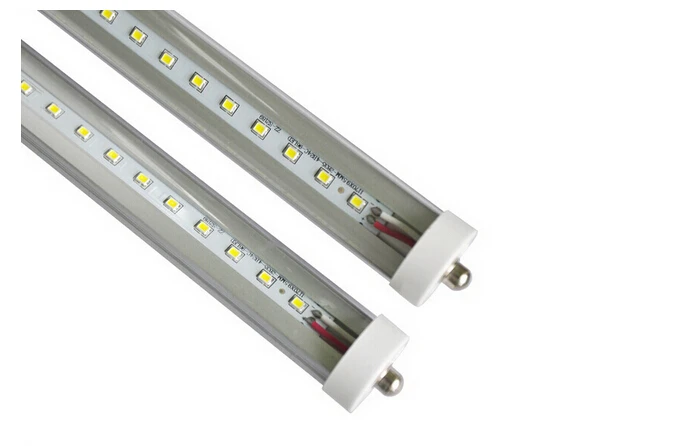 

led tube lights 8ft T8 FA8 Single Pin LED Tube Lights 48W 4800Lm Bulbs SMD 2835 2400MM 8feet LED Fluorescent Tube Lamps 85-265V