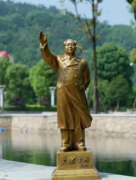 Pure copper Mao Zedong like sculpture crafts ornaments