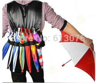 Parasol Umbrella Production Vest  (S/M/L size Available) Magic Tricks Magician Stage Gimmick Props Accessories Appearing Magia