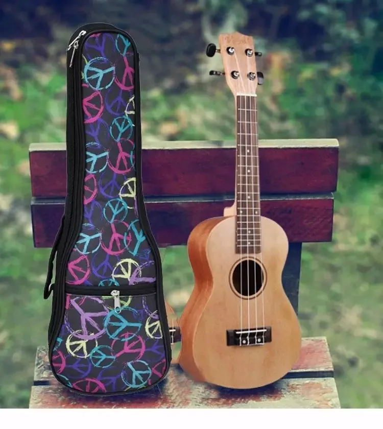 thicker guitarra gig case ukulele bag small guitar backpack children guitar pack 21\