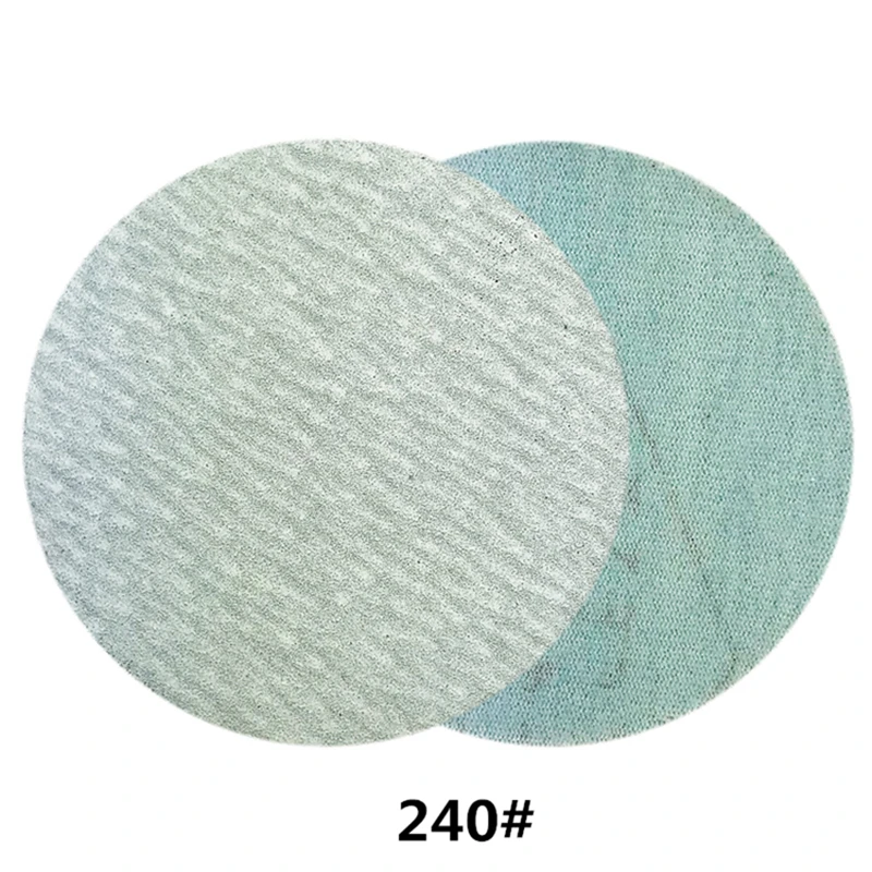 POLIWELL 30PCS 2 Inch 50mm Grit 60-1200 Aluminum Oxide White Sanding Discs Dry Sanding Paper for Grinder Power Tools Accessories