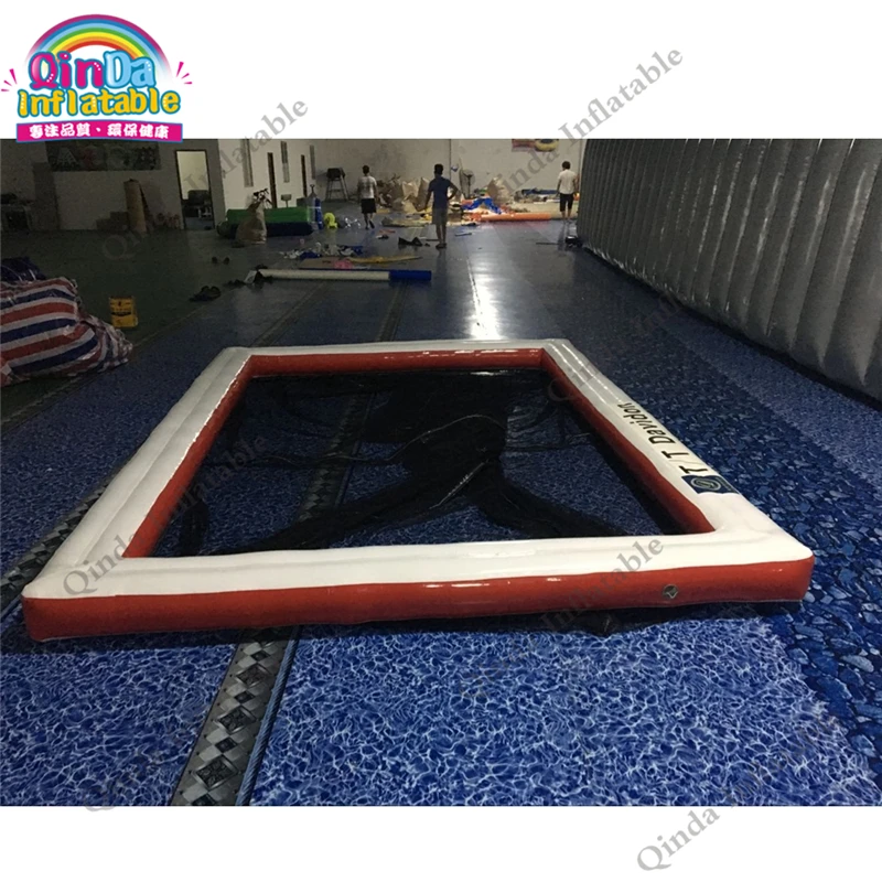 Piscina inflável do barco de água com rede, piscina do iate do PVC para a proteção do medusa, 0.9mm, alta qualidade