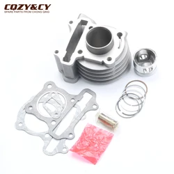 50cc Cylinder Kit & 39mm Piston Kit for GY6 50cc 139QMB 4-stroke Scooter Kart ATV