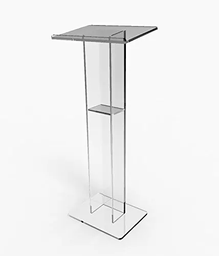 Fixture Displays Acrylic Podium Plexiglass Pulpit School Church Lectern plexiglass