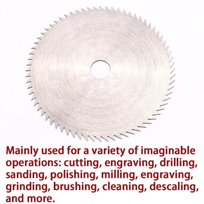 1pcs 110/150mm Woodworking Wood Cutting Saw Blade High Speed Steel Circular Rotary Wheel Thin Discs MDF Poly Panel Cutting Tools