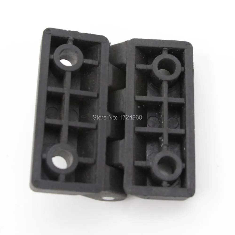 65mm Plastic Black Butt Hinges Cabinet Door Bearing Hinge 4pcs