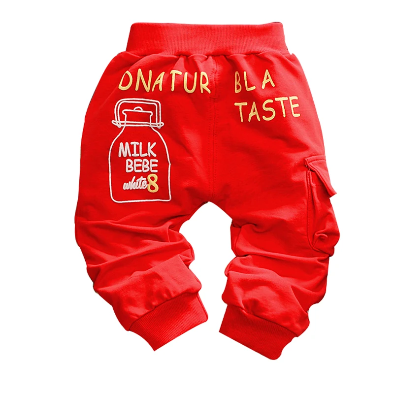 2016 new autumn  baby pants cotton quality Milk bottle Pattern baby boys/girls pants 1 piece 0-2 year kids pants Casual pants