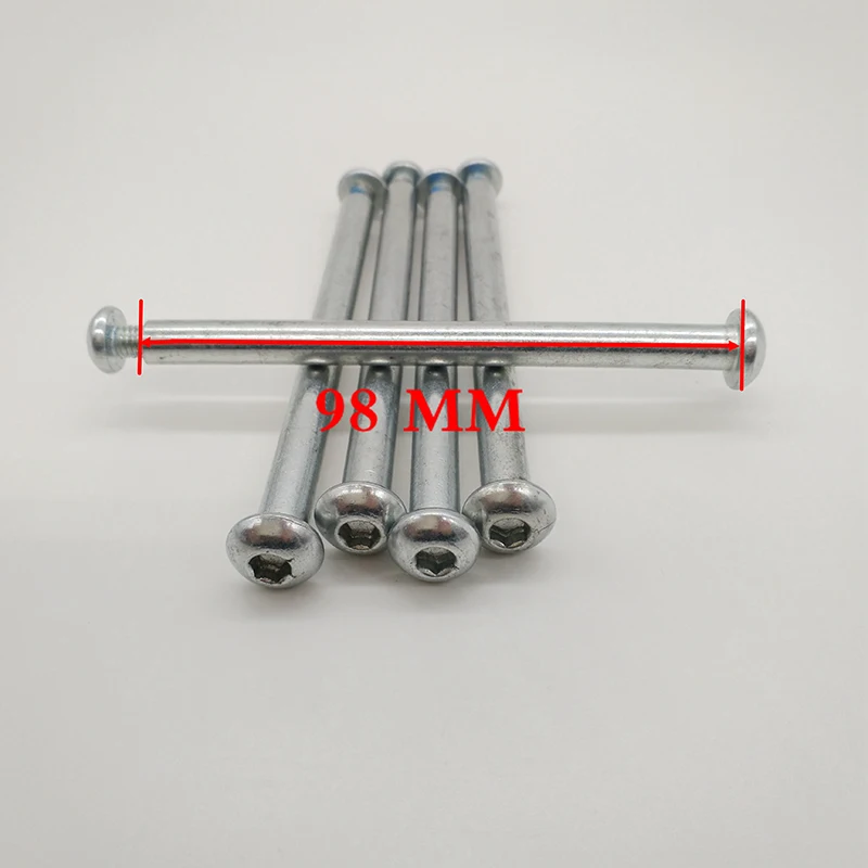 Scooter accessories scooter axles Length 98mm  diameter 8mm 8x98mm 10pcs/lot