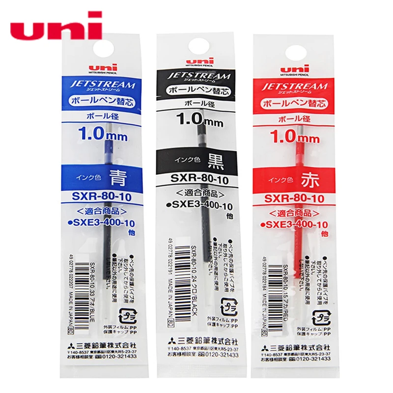 

12 Pieces Mitsubishi Uni SXR-80-10 1.0mm Gel Pen Refill Super Smooth Writing Stationery Office accessories School supplies 2018