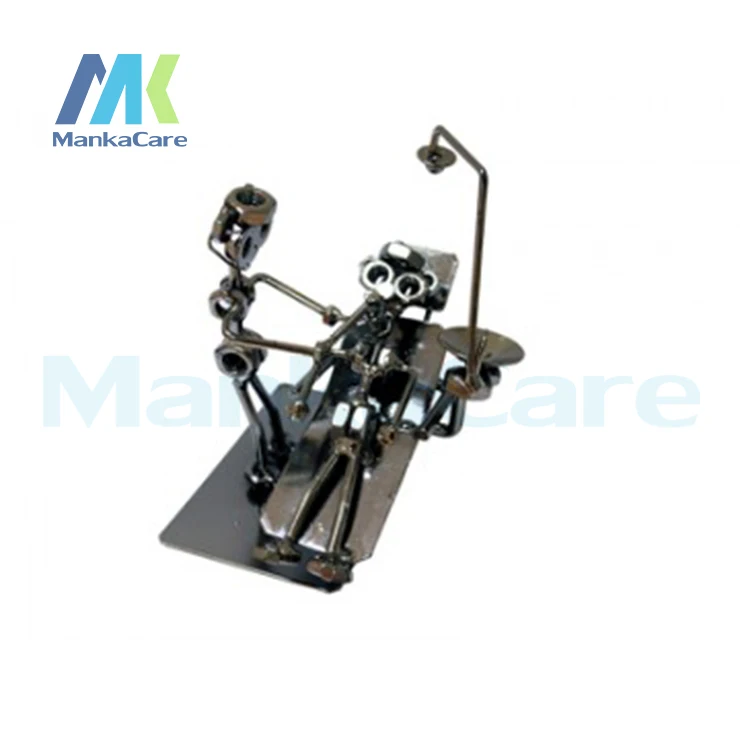 

Artware Dentsit handicraft Metal Dentist Sculpture Dental clinic decoration furnishing articles Creative gifts Artwork