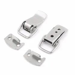 Uxcell 2 Set Box Chest Case Spring Loaded Draw Toggle Latch 38mm Length Stainless Steel Spring Toggle Latch Catch