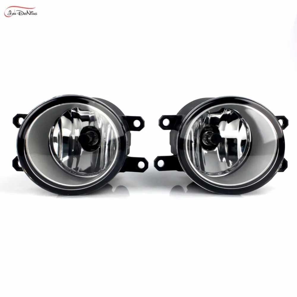 JanDeNing Car Fog Lights  For Toyota Previa 2008 Clear Front Fog Lamp Cover Trim Replace Assembly kit  (one Pair)