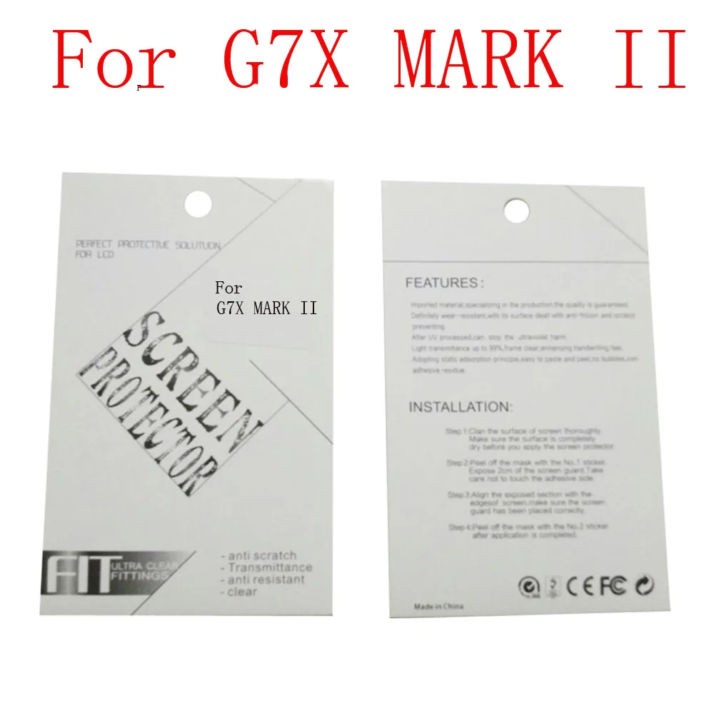 Película de protección de pantalla de cámara suave para Canon G1X, G1X, II, G1X, III, G3X, G5X, G7X, G9X, G10X, G7XII, G9X, II, S120, S200, 2 piezas