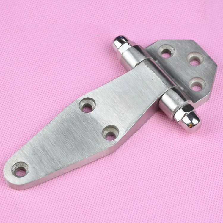 Stainless Steel 4\'\' Vintage Metal Galvanized Primitive Industrial Rustic Barn Farm Door Warehouse  Flat Hinge Refrigerator