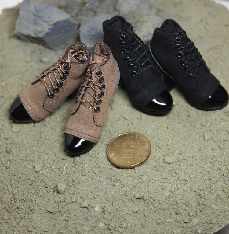 1/6 scale figure doll accessories shoes female High-heeled boots for 12